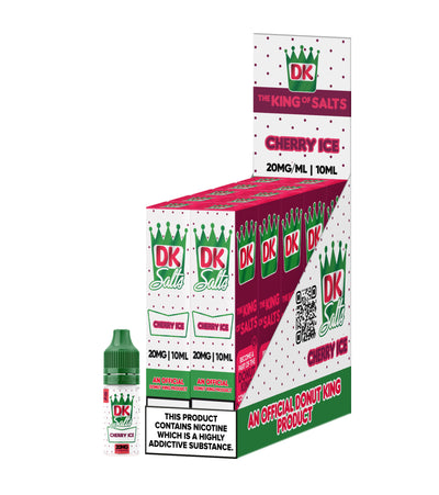 Donut King Salt Cherry Ice 10ml - (Pack Of 10)