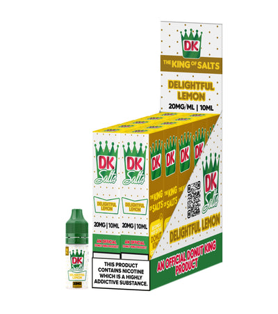 Donut King Salt Delightful Lemon 10ml - (Pack Of 10)