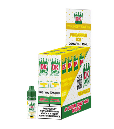 Donut King Salt Pineapple Ice 10ml - (Pack Of 10)