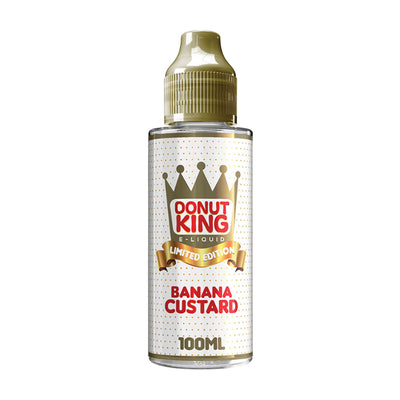 Donut King Limited Edition Banana Custard 100ml 0mg 70vg - (Pack Of 5)