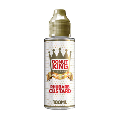 Donut King Limited Edition Rhubarb & Custard 100ml 0mg 70vg - (Pack Of 5)