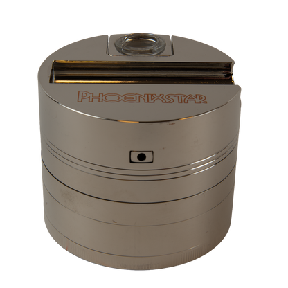 Phoenix Star Built In Smokers Pipe 5 Piece Grinder (PGR45)