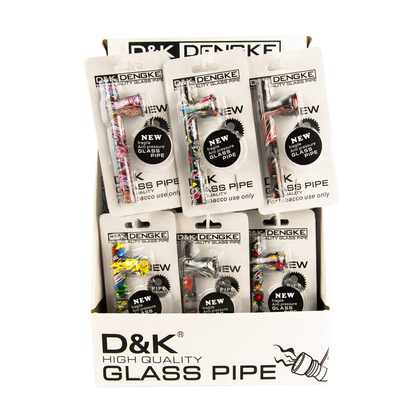 D&K Smokers Pipes: Metal Skull Design (24 pack)