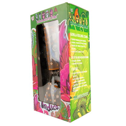 Large Bong Smokers Set - Indica Gorilla Rolling Stars