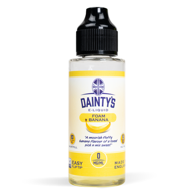 Dainty's 80ml E-Liquid Shortfills - Foam Banana