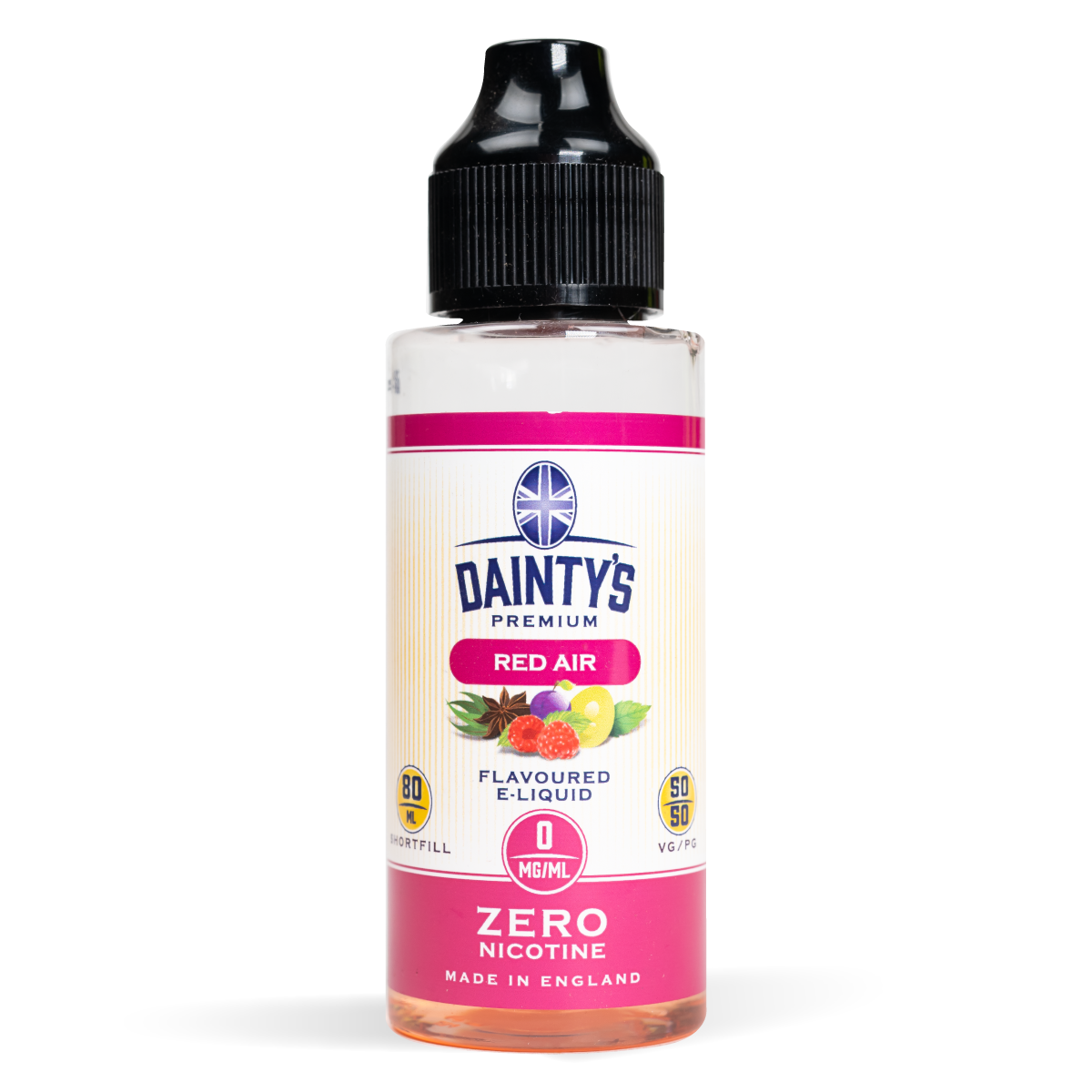 Dainty'S 80Ml E Liquid Shortfills Red Air 80Ml
