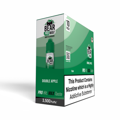 BEAR Pro MAX Salts: Double Apple - 20mg (10 Pack)