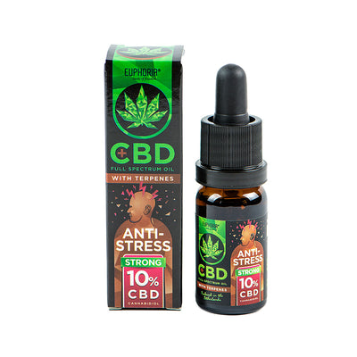 Euphoria Anti Stress 10% Full Spectrum CBD Oil - 10ml