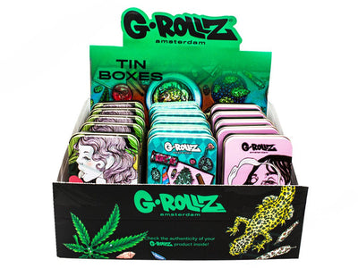 G-Rollz Tobacco Tins - Design 1 (15 pcs)