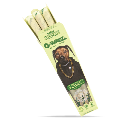 G-Rollz Ape King Size Pre-Rolled Cones: Pets Rock Organic Hemp - 3 Cones (24 Pack)