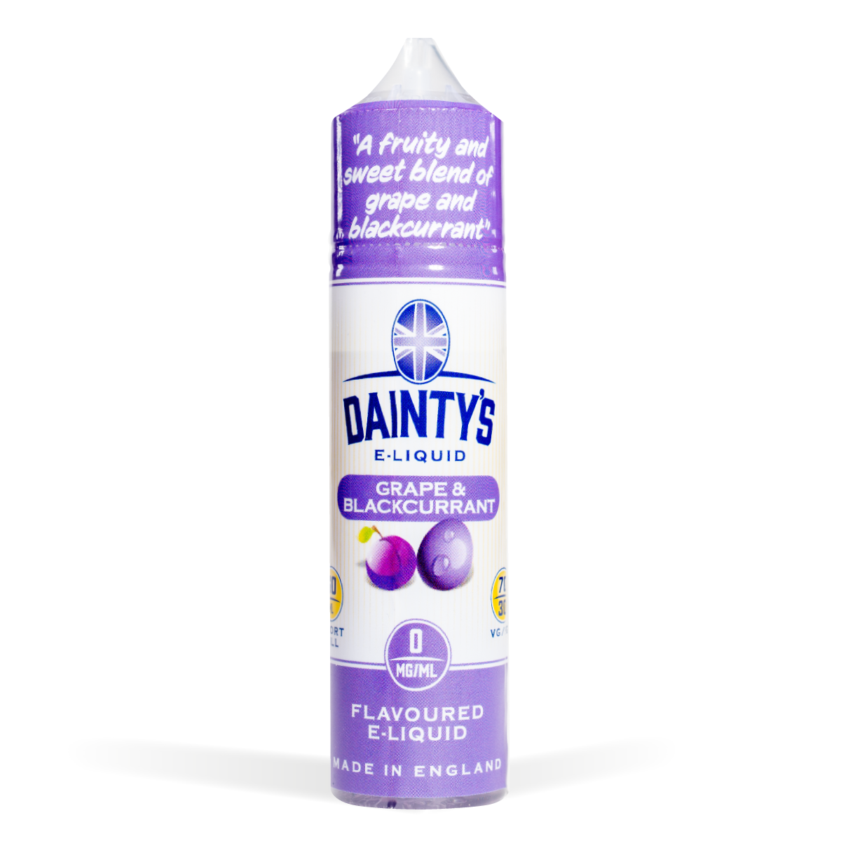 Dainty'S 50Ml E Liquid Shortfills Grape & Blackcurrant 50Ml