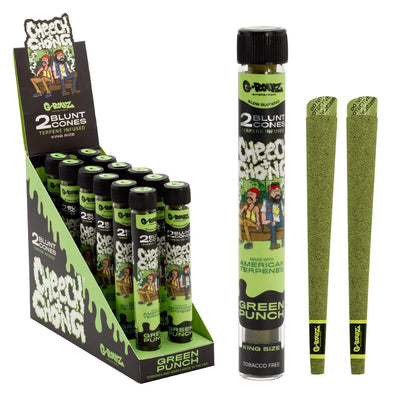Cheech & Chong Terpene Infused Hemp Blunts - Green Punch (12 pcs)