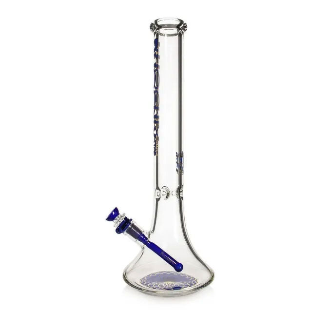 Phoenix Star: 7mm Thick Glass Beaker Bong With Ice Catcher - (HF102)