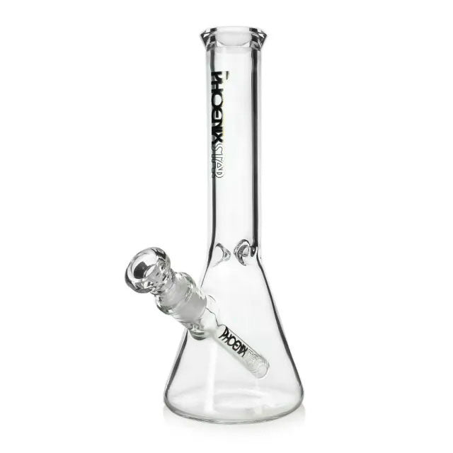 Phoenix Star: Pink 10" Glass Beaker Bong With Ice Catcher - (HF104)