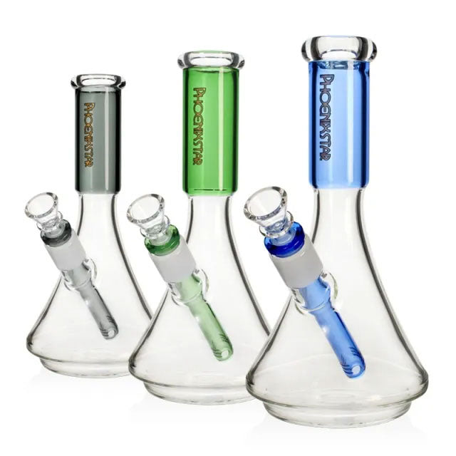Phoenix Star: 9" Glass Mini Bong - (HF105)