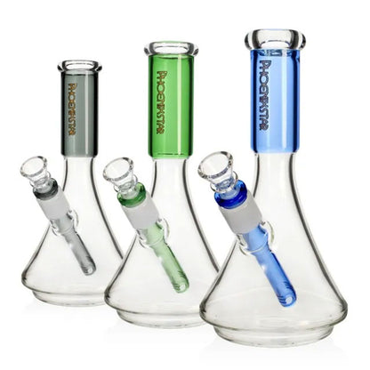 Phoenix Star: 9" Glass Mini Bong - (HF105)