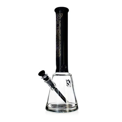 Phoenix Star: 18" 7mm Thick Heavy Duty Glass Beaker Bong - (HF109)