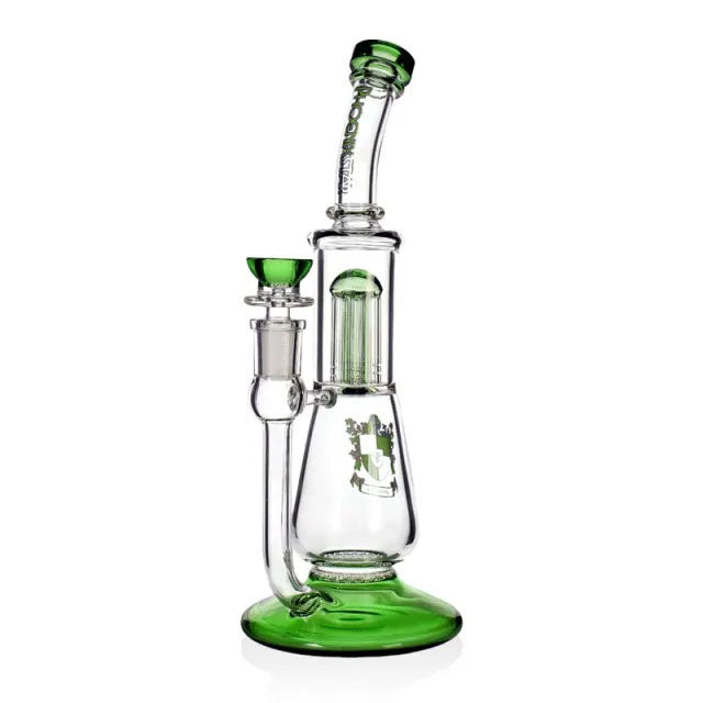 Phoenix Star 10.5 Inch Dual Percolator Bubbler Bong - (HF202)