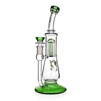 Phoenix Star 10.5 Inch Dual Percolator Bubbler Bong - (HF202)