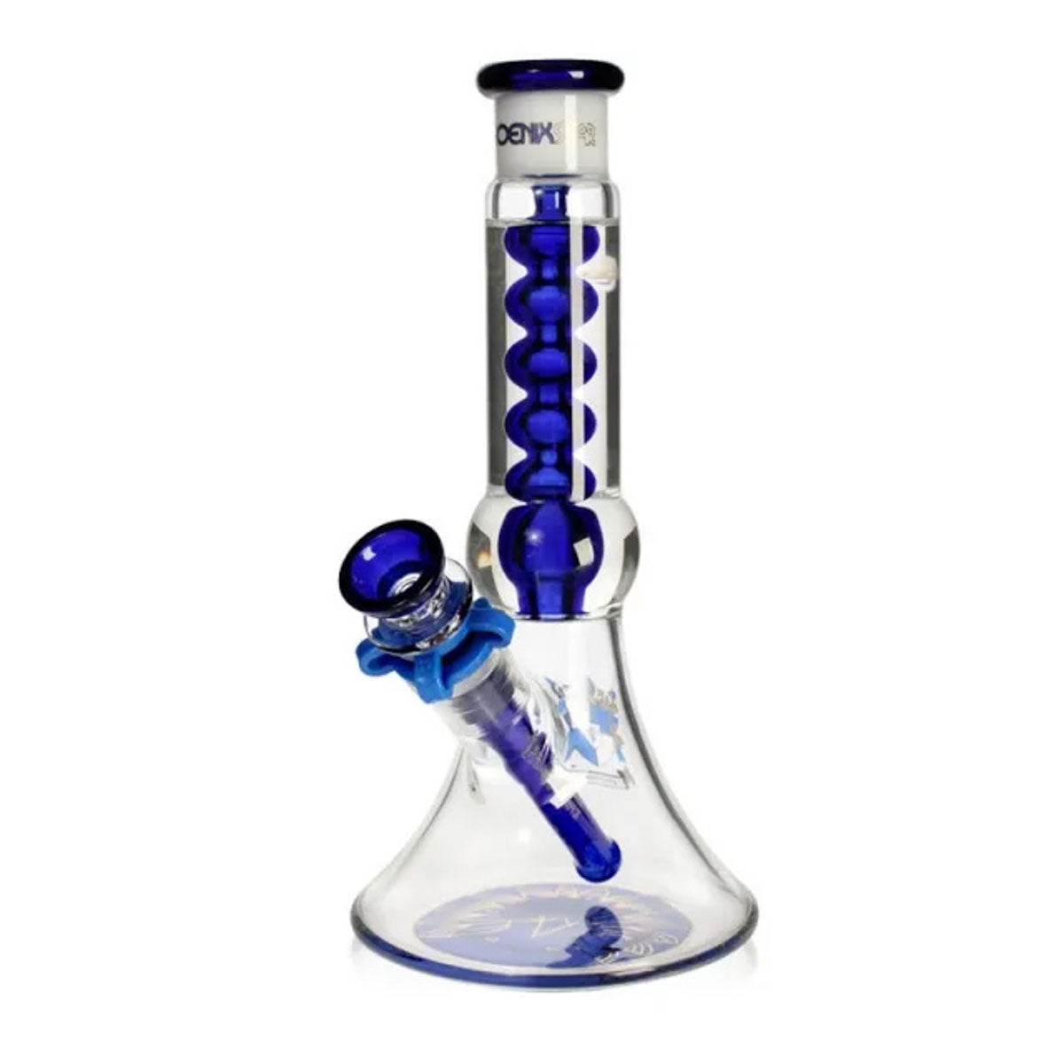 Phoenix Star: 10" Freezable Glycerine Borosilicate Beaker Bong - (HF503)