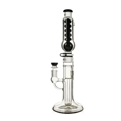 Phoenix Star: 16" Freezable Straight Tube Glycerine Bong With Recycler And Showerhead Perculator - (HF508)