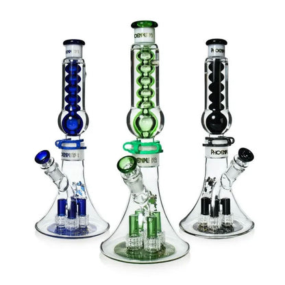 Phoenix Star: Freezable Glycerine Bong With 4 Showerhead Percolators - (HF509)
