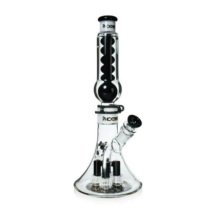 Phoenix Star: Freezable Glycerine Bong With 4 Showerhead Percolators - (HF509)