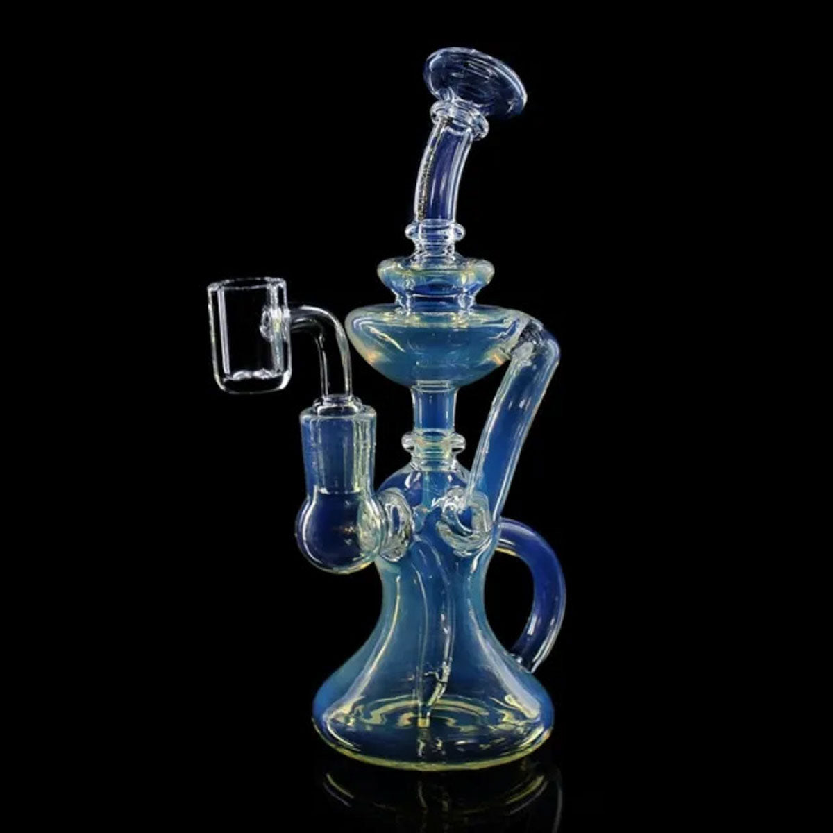 Phoenix Star: 8" Recycler Dab Rig With Quartz Banger