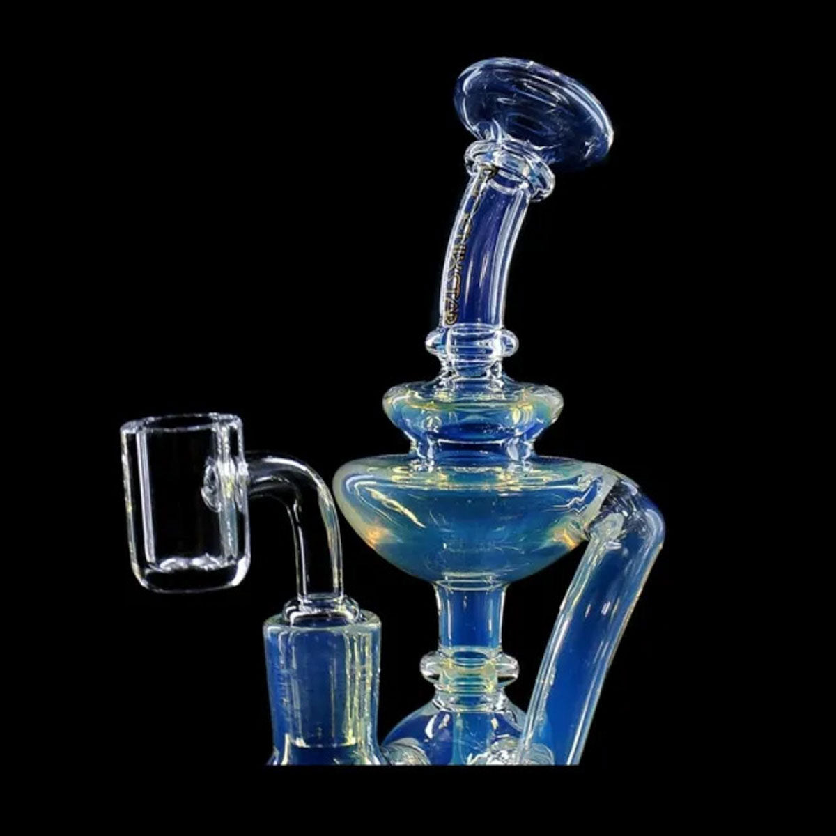 Phoenix Star: 8" Recycler Dab Rig With Quartz Banger