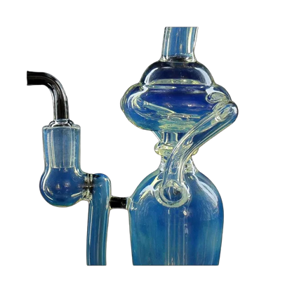 Phoenix Star: 9" Dual Recycler Dab Rig With Quartz Banger (HF605)