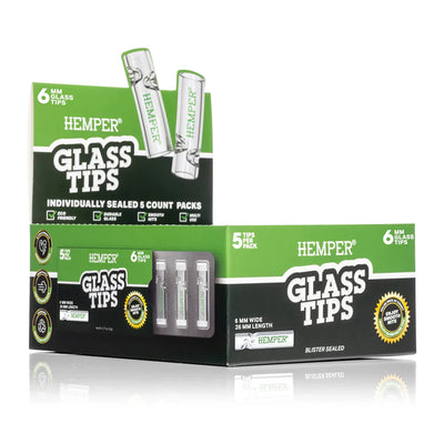 Hemper Glass Tips 5 Pack 6mm (10 pcs)