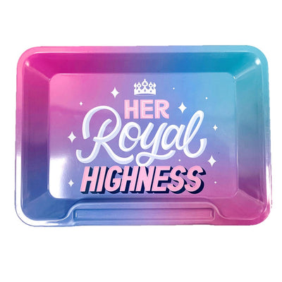 Wise Skies 'Her Royal Highness' Small Rolling Tray