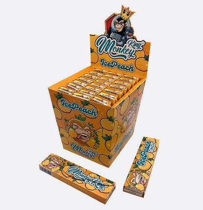 Monkey King Scented Smell Papers & Tips: Ice Peach - King Size (24 Pack)