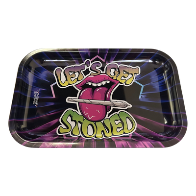 Smoke Arsenal Rolling Tray Medium - Let's Get Stoned