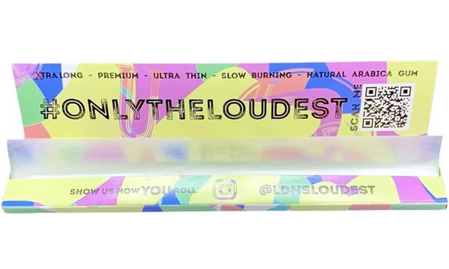 Loud Ldn XLoud Rolling Papers: Rice Milk - Xtra Long (24 Pack)