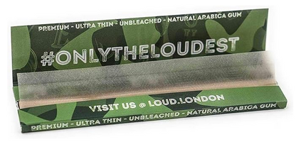 Loud Ldn XLoud Rolling Papers: Natural Unbleached - King Size (25 Pack)