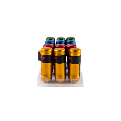 Zengaz Zl-1 Metallic Flame Jet Lighters (12 Pack)