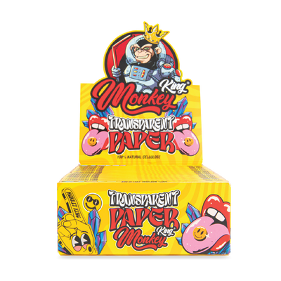 Monkey King Cellulose Wraps: Transparent - King Size (24 Pack)