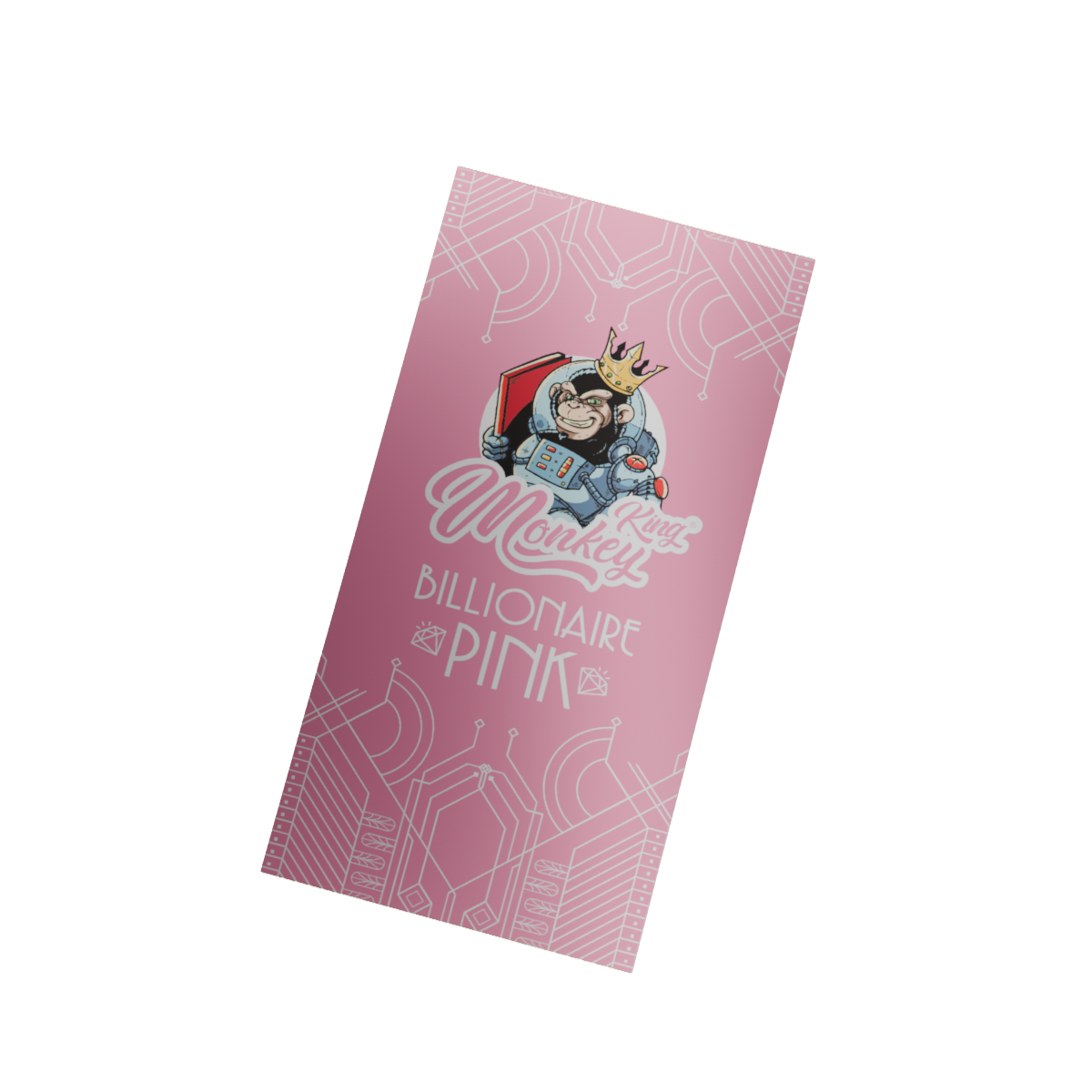 Monkey King Rolling Papers + Tips: Billionaire Pink - King Size (24 Pack) [COMING SOON]