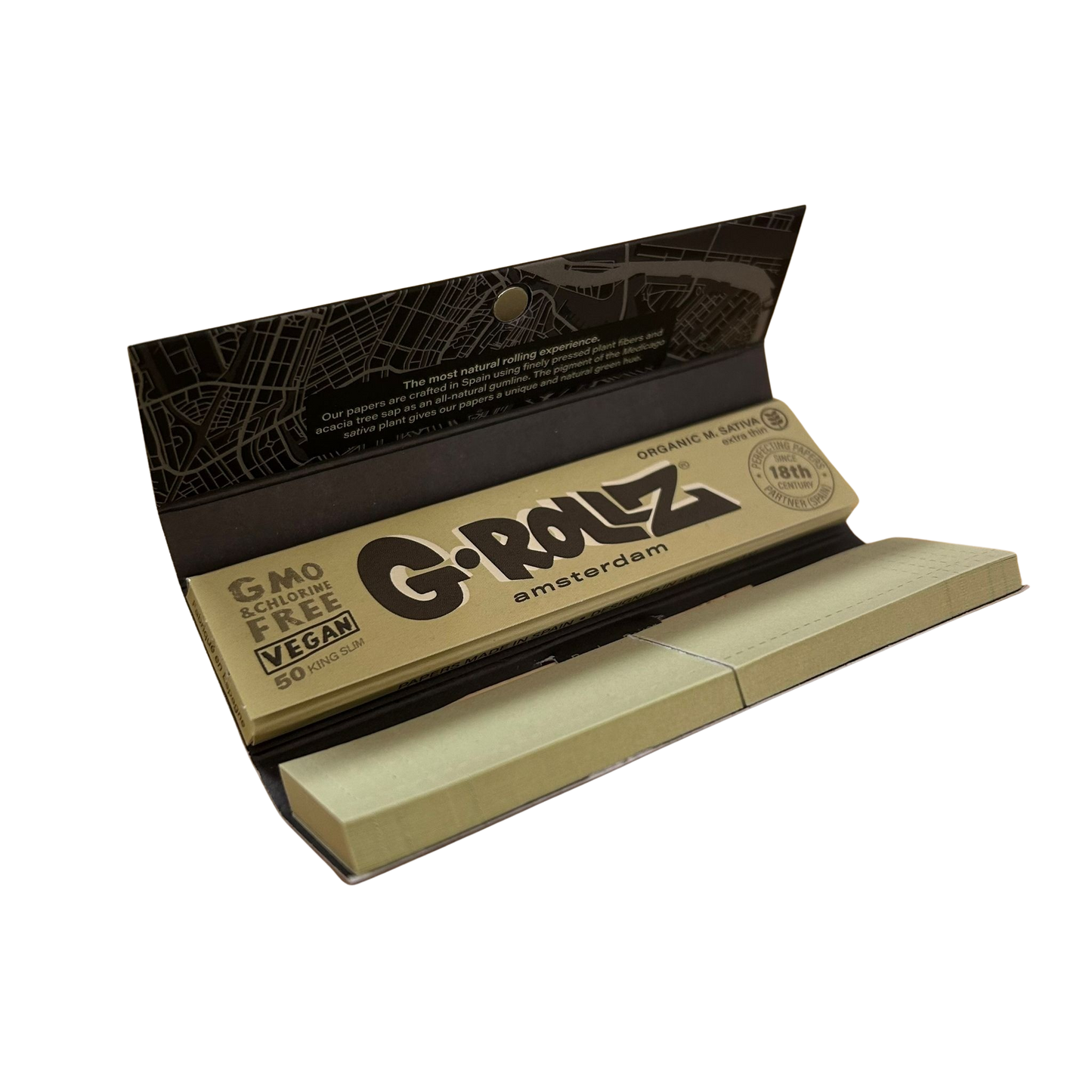 G-Rollz Medicago Sativa Extra Thin Papers, Filters & Wooden Poker Value Pack (24pcs)