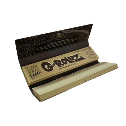 G-Rollz Medicago Sativa Extra Thin Papers, Filters & Wooden Poker Value Pack (24pcs)