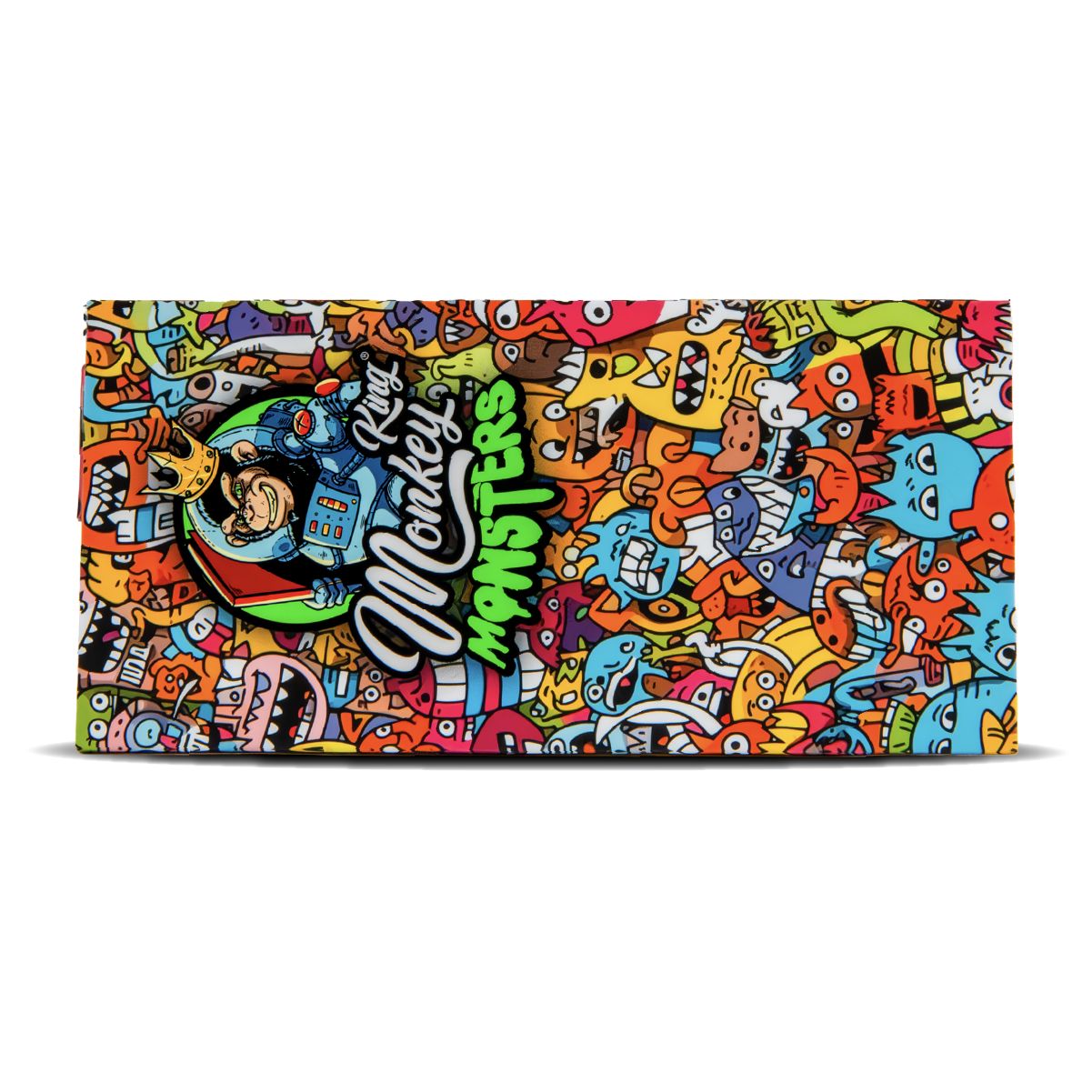 Monkey King Papers, Tips & Tray: Magnetic Monsters Edition - King Size Unbleached (24 Pack)