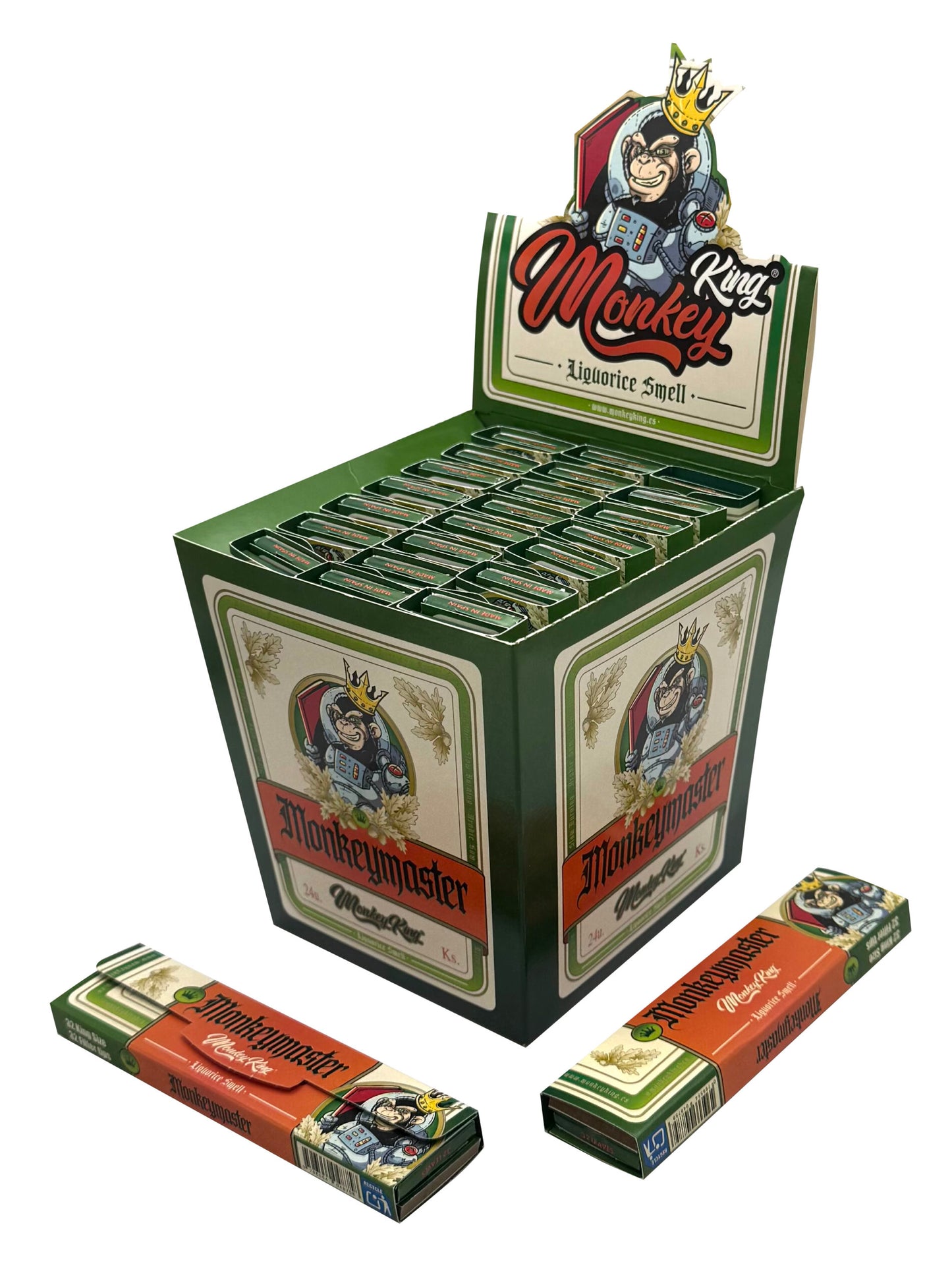 Monkey King Scented Smell Papers & Tips: Monkeymaster - King Size (24 Pack)