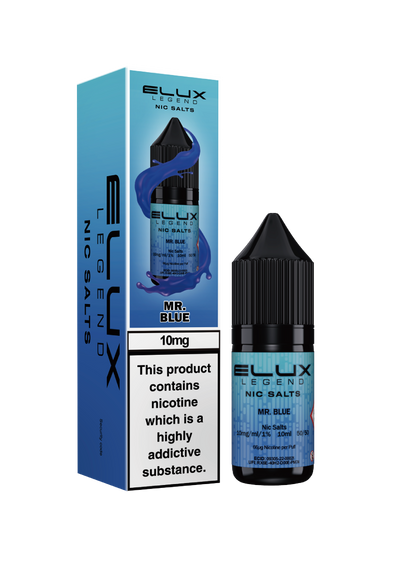 Elux Legend Nic Salts: Mr Blue - 20mg (10 Pack)