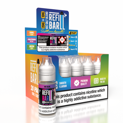 Refill Bar Salts Mr Blue 10ml 50vg - (Pack Of 20)
