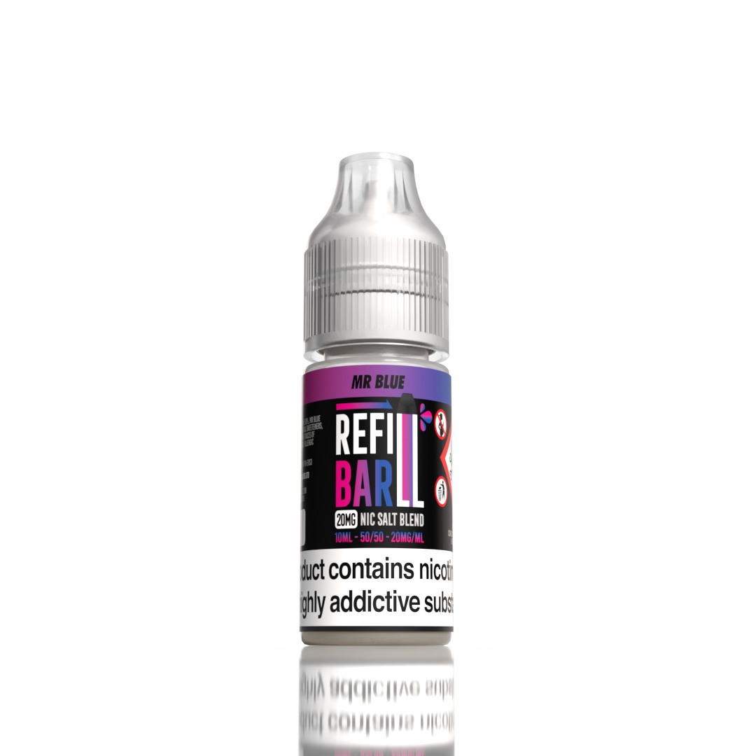 Refill Bar Salts Mr Blue 10ml 50vg - (Pack Of 20)