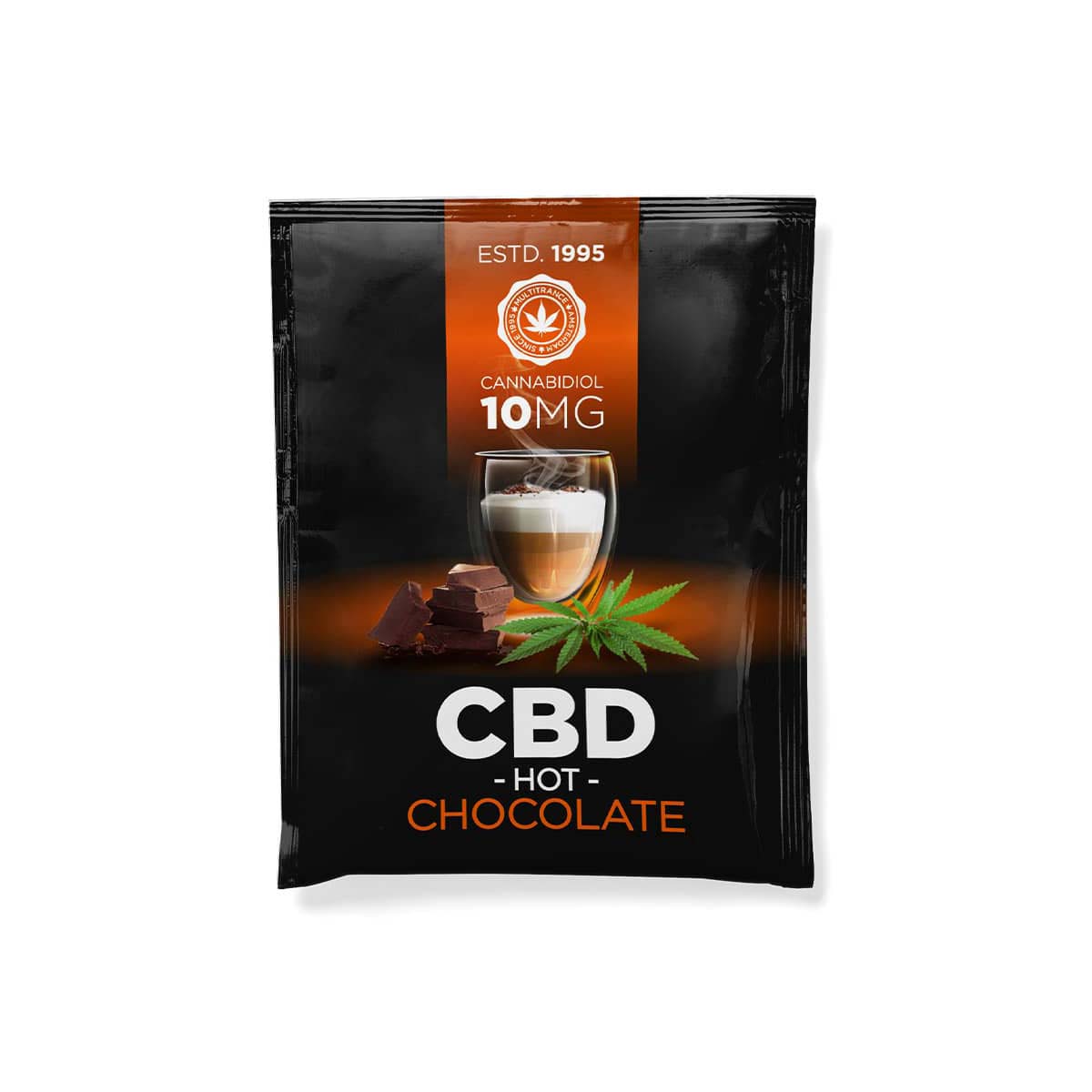 Multitrance Hemp CBD Hot Chocolate: 10mg (10 Sachets)
