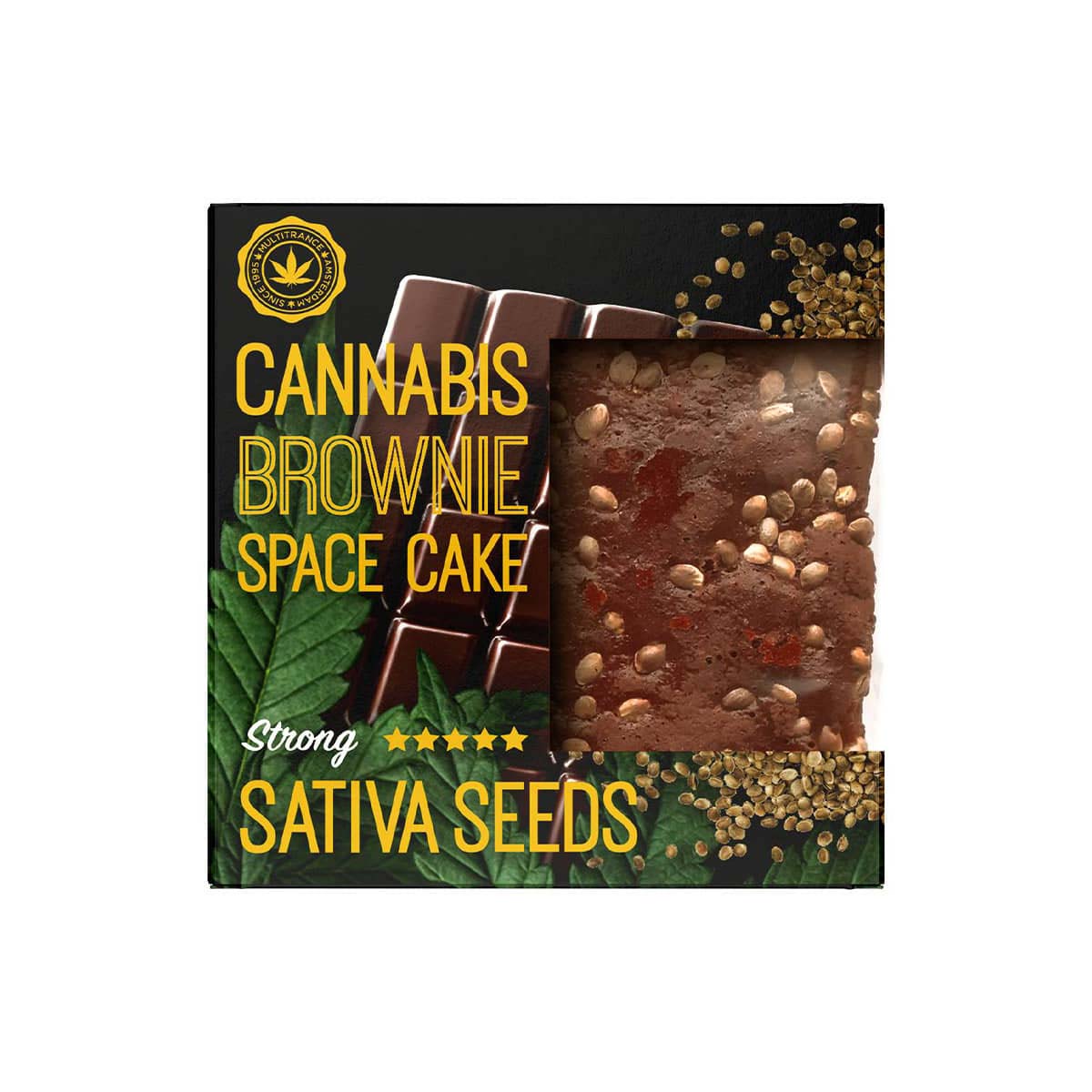 Multitrance Boxed Cannabis Brownie - Sativa Seeds Strong