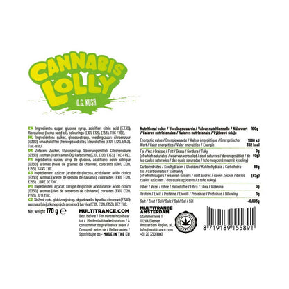 Multitrance Cannabis Lollipops: OG Kush (10 Pack)