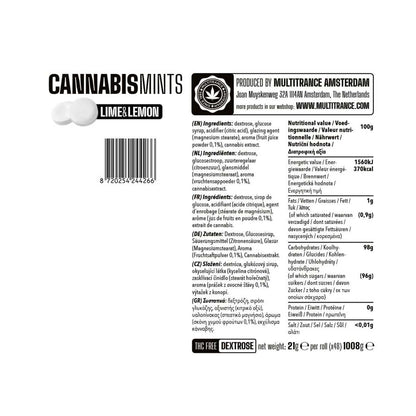 Multitrance Cannabis Mints: Lemon Lime (48 Pack)